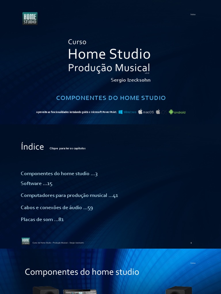Componentes Essenciais do Home Studio | PDF | PCs (computadores ...