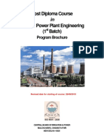 Post Diploma Course Thermal Power Plant Engineering (1 Batch)