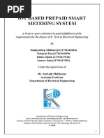 Iot Based Prepaid Smart Metering System