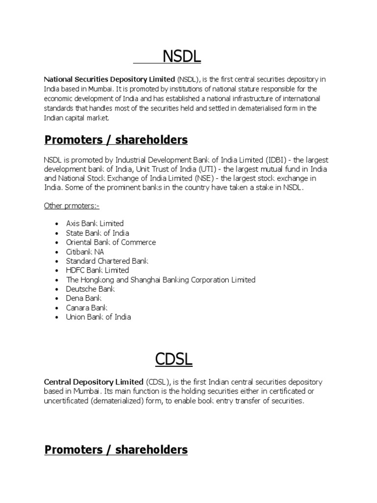 NSDL | PDF