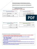 MCQ Based Online Examination MSBTE Time Table For Summer 2020 Examination