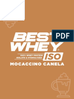 Bolo, creme, cookie e sorvete de Mocaccino Canela com Best Whey ISO
