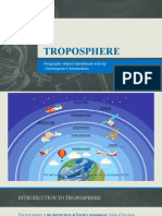 Troposphere: Geography Subject Enrichment Activity Sara Kapoor 6 Researchers