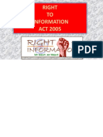 Right To Information Act, 2005