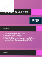 Rencana Model PBM