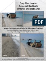 Cherrington Beach Cleaner Wet Sand and in Water Cleaning