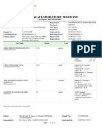 Department of LABORATORY MEDICINE: (Chemiluminescence)