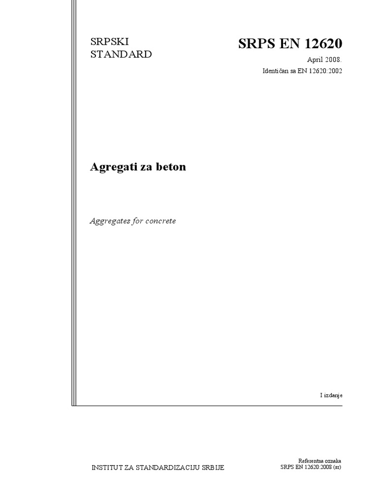 SRPS en 12620 | PDF