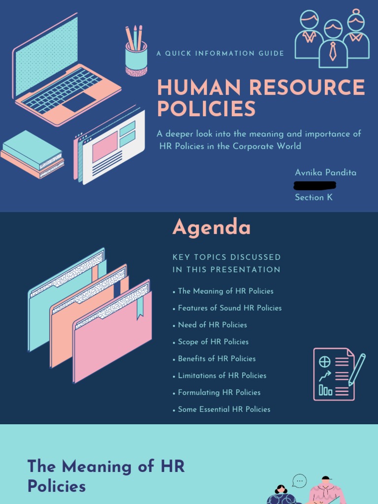 Human Resource Policies Pdf Policy Employment
