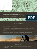 Introduction To Surveying: Submitted By: Vargas, Peachy Anne D. Vargas
