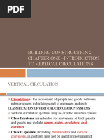 BDG 2 Chapter-1 Vertical Circulations.