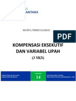 Modul 14 - Kompensasi Eksekutif Dan Variabel Upah