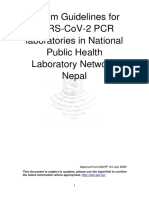 Interim Guidelines For SARS-CoV-2 PCR Laboratories in National Public Health Laboratory Network Nepal - 02082020 - Updated