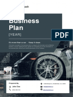 Car Wash Business Plan Example