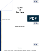 Week 4 - T - Types of Tourism Contd.