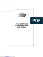 Full Electronic Washing Machine User Manual: Downloaded From Manuals Search Engine