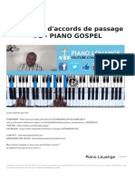 Piano Louange Exemples Daccords de Passage 1 Piano Gospel