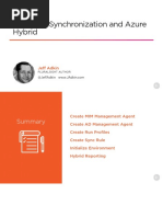 MIM 2016 Synchronization and Azure Hybrid: Jeff Adkin
