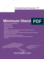 Minimum Standards: Provincial and Country "A"