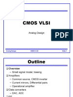 Cmos Vlsi: Analog Design