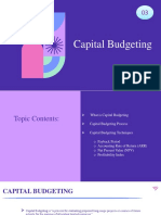 3 Capital Budgeting