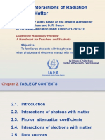 Interactions of Radiation with Matter Slide Set