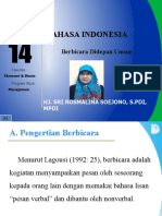 Berbicara untuk Keperluan Akademik (1)