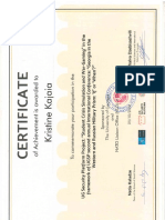 Simulation Certificate