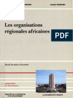 Les Organisations Regionels Africaines