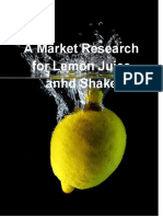 A Market Research For Lemon