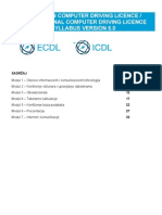 ECDL - ICDL Syllabus Version 5.0 Srpski