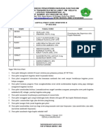 Jadwal Piket Guru MTS