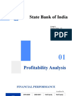 SBI Bank Ratio Analysis