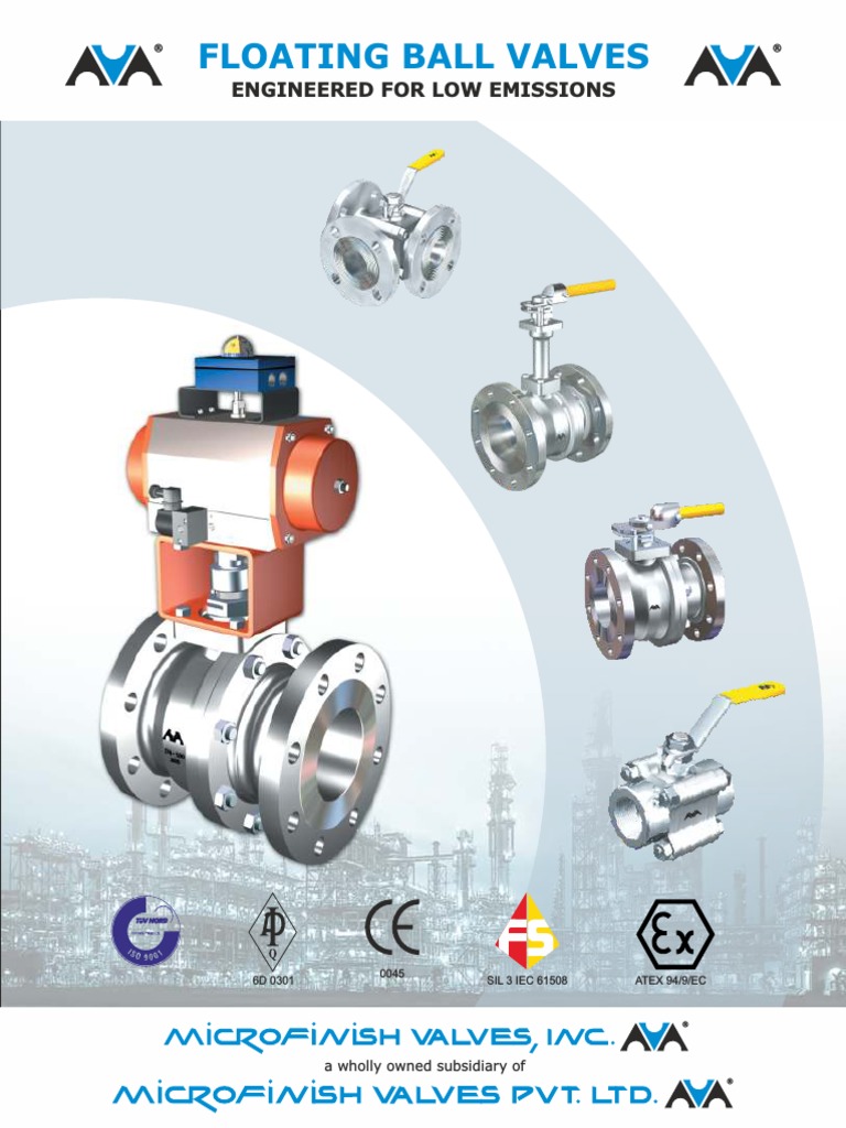 Micro Finish Ball Valve Catalogue | PDF | Valve | Automation