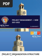 Project Management - I Sem 2021-2022: BITS Pilani BITS Pilani