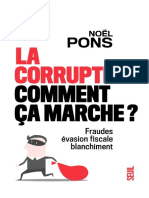 Noël Pons La Corruption Comment Ça Marche Éditions Du Seuil 2021