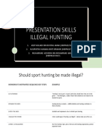 Illegal Hunting (Group 2)