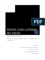 Modul Dan Latihan Ms. Excel