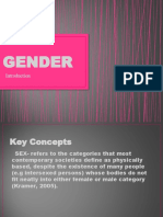 Week 1 - Introduction To Gender