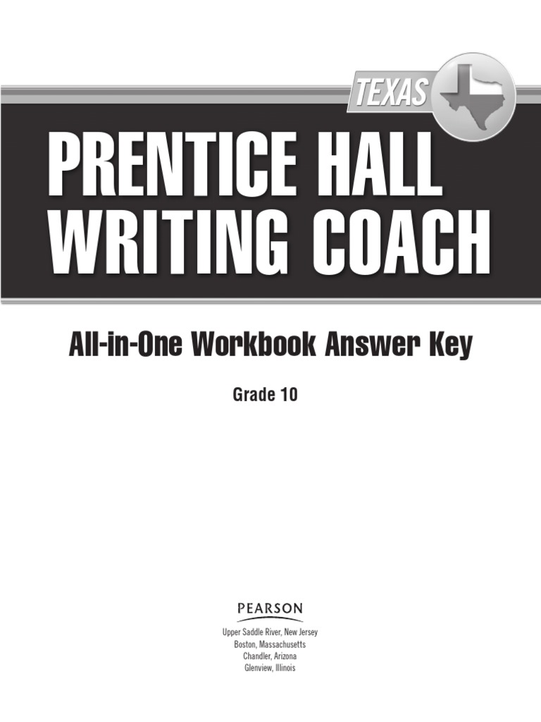 Writing Coach 10 TH Grade | PDF | Verb | Poetry