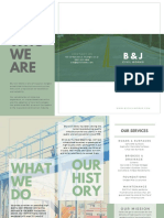 B&J Civil Works Brochure (trifold print)