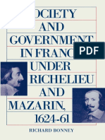 Richard Bonney (Auth.) - Society and Government in France Under Richelieu and Mazarin, 1624-61-Palgrave Macmillan UK (1988)