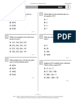 3rd Grade Math Released Questions