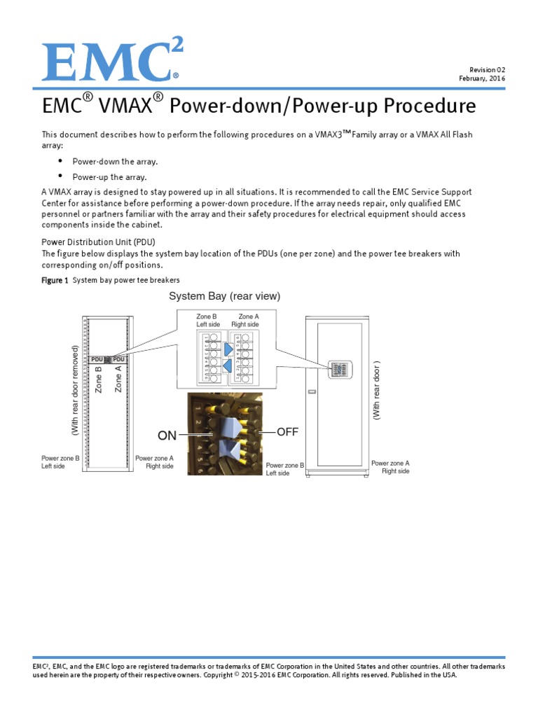 Docu67280 VMAX Power Up Power Down Procedure PDF