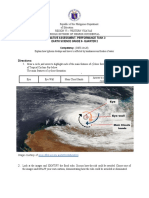 Summative Assessment-Performance Task 3 Earth Science Grade 8 - Quarter 2