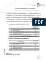 Estructura Tematica Prueba de Conocimientos Generales y Especificos Icbf 2020
