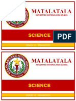 Matalatala: Science