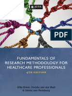 Fundamentals of Research Methodology For Healthcare Professionals by Gisela Hildegard Van Rensburg Christa Van Der Walt Hilla Brink