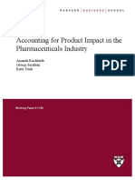 HBR Pharma Product Impact Accounting