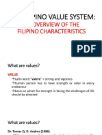 The Filipino Value System